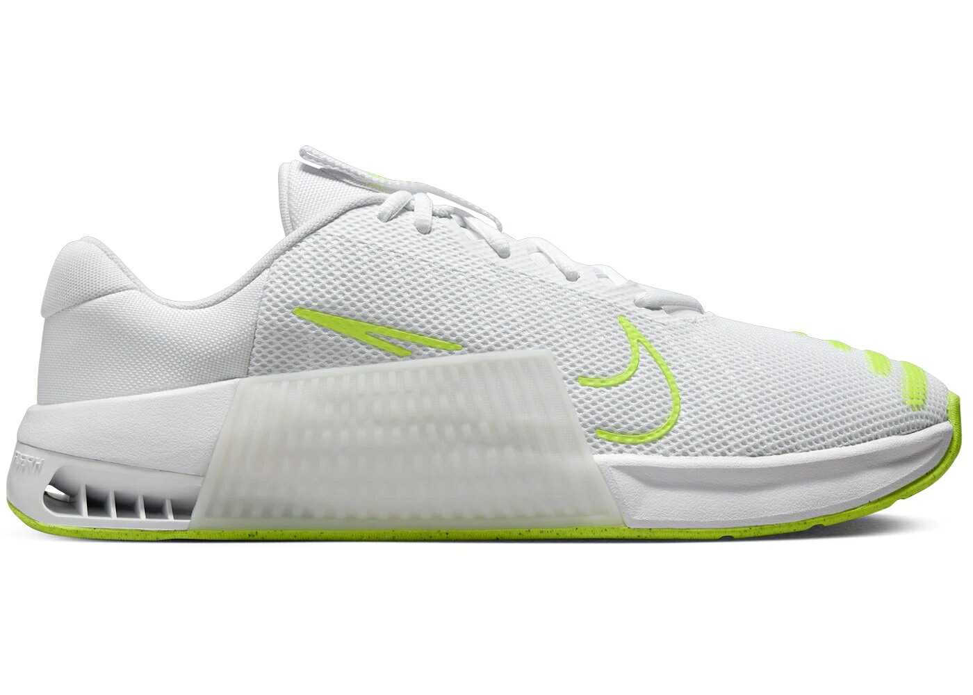 ナイキ 白いこと 白いこと スニーカー メンズ NIKE METCON 9 WHITE VOLT / WHITE WHITE VOLT