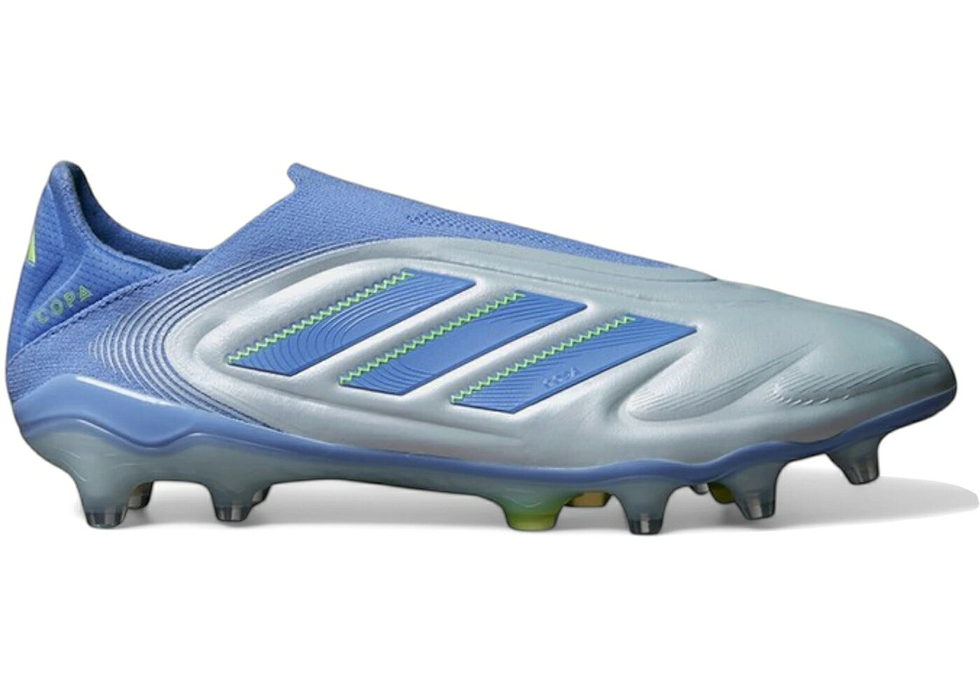 アディダス 純然たる エリート 制勝 青味 青み 核融合反応 スニーカー メンズ ADIDAS COPA PURE 3 ELITE LACELESS FG CELESTIAL VICTORY PACK / HALO BLUE BLUE FUSION LUCID