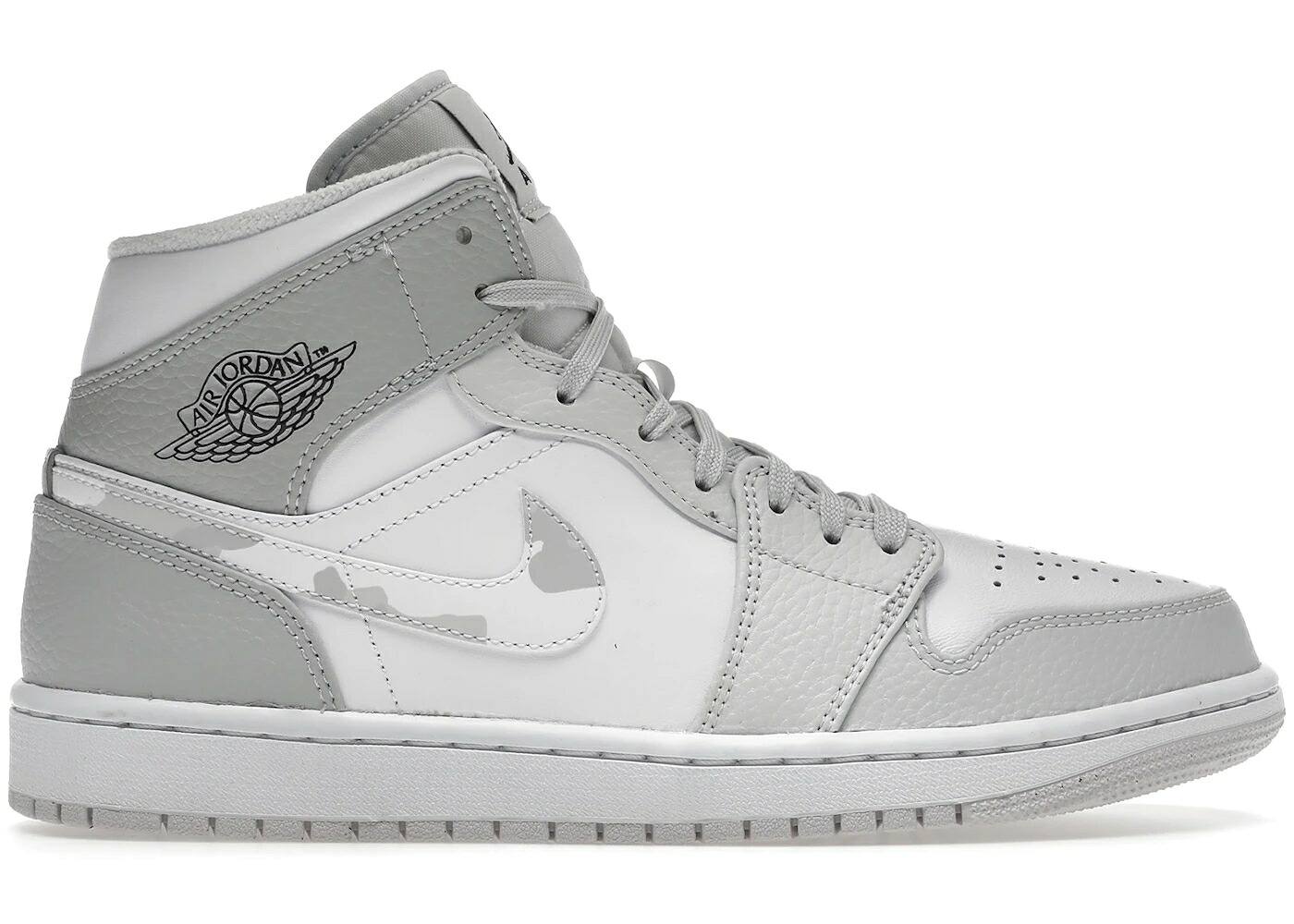 ナイキ ジョーダン ミッド 薄墨色 薄墨色 間鴨柄 白いこと 白いこと スニーカー メンズ JORDAN 1 MID GREY CAMO / WHITE GREY