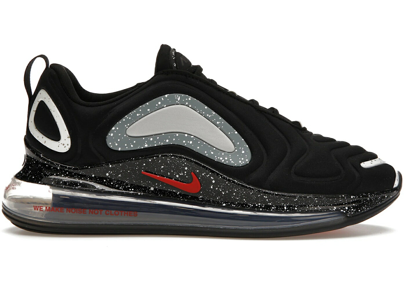 ナイキ マックス アンダー押しかぶせる 黒いこと 黒いこと 赤 赤いこと エア湖マックス スニーカー メンズ NIKE AIR MAX 720 UNDERCOVER BLACK / BLACK UNIVERSITY RED メンズ靴-靴-スニーカー