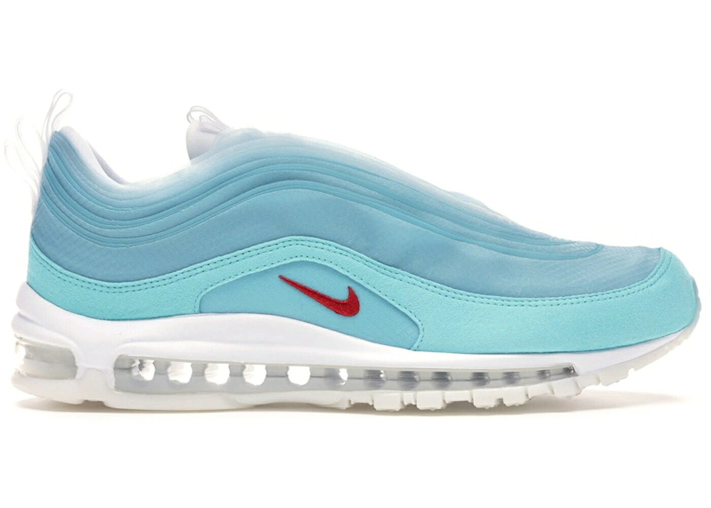 ナイキ マックス 青味 青み 赤 赤いこと 白いこと 白いこと エア湖マックス スニーカー メンズ NIKE AIR MAX 97 SHANGHAI KALEIDOSCOPE / ICE BLUE RED WHITE