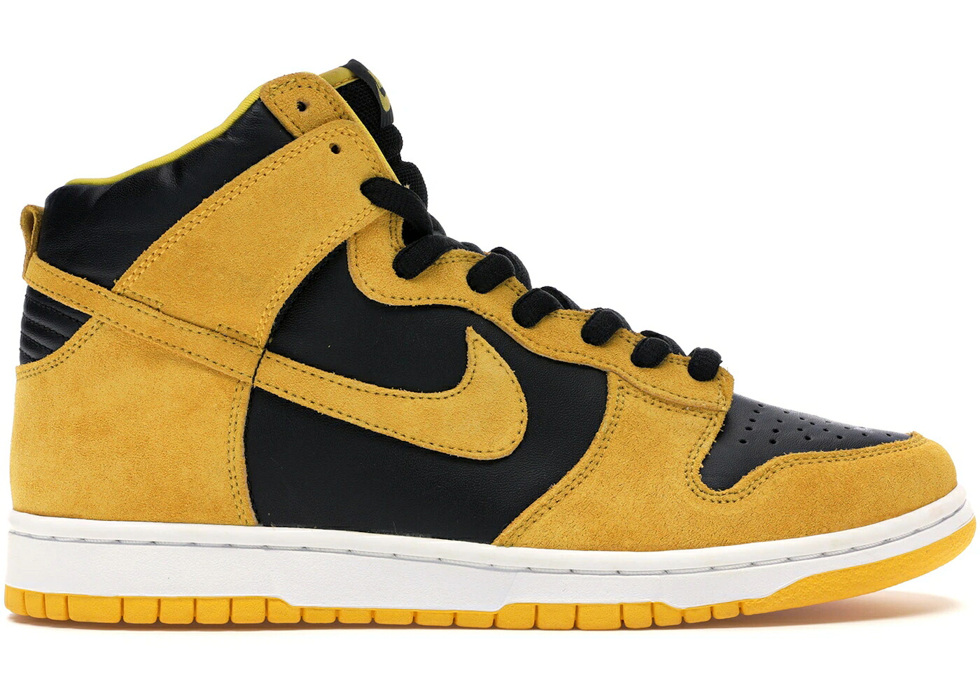 ナイキ エスビー ダンク ご機嫌 アイオワ 黒いこと 黒いこと ダンクハイ スニーカー メンズ NIKE SB DUNK HIGH IOWA / BLACK VARSITY MAIZE