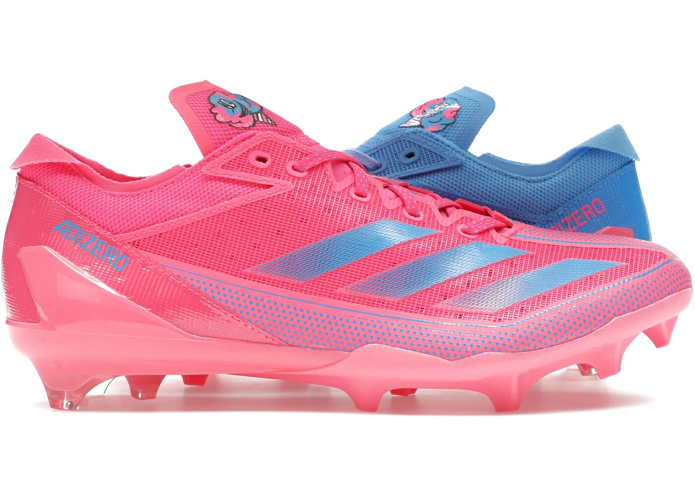 アディダス アディゼロ 青味 青み 張りさける サクラ色 スニーカー メンズ ADIDAS ADIZERO ELECTRIC SNACK ATTACK BLUE BURST LUCID PINK / BLUE BURST LUCID PINK BLUE BURST