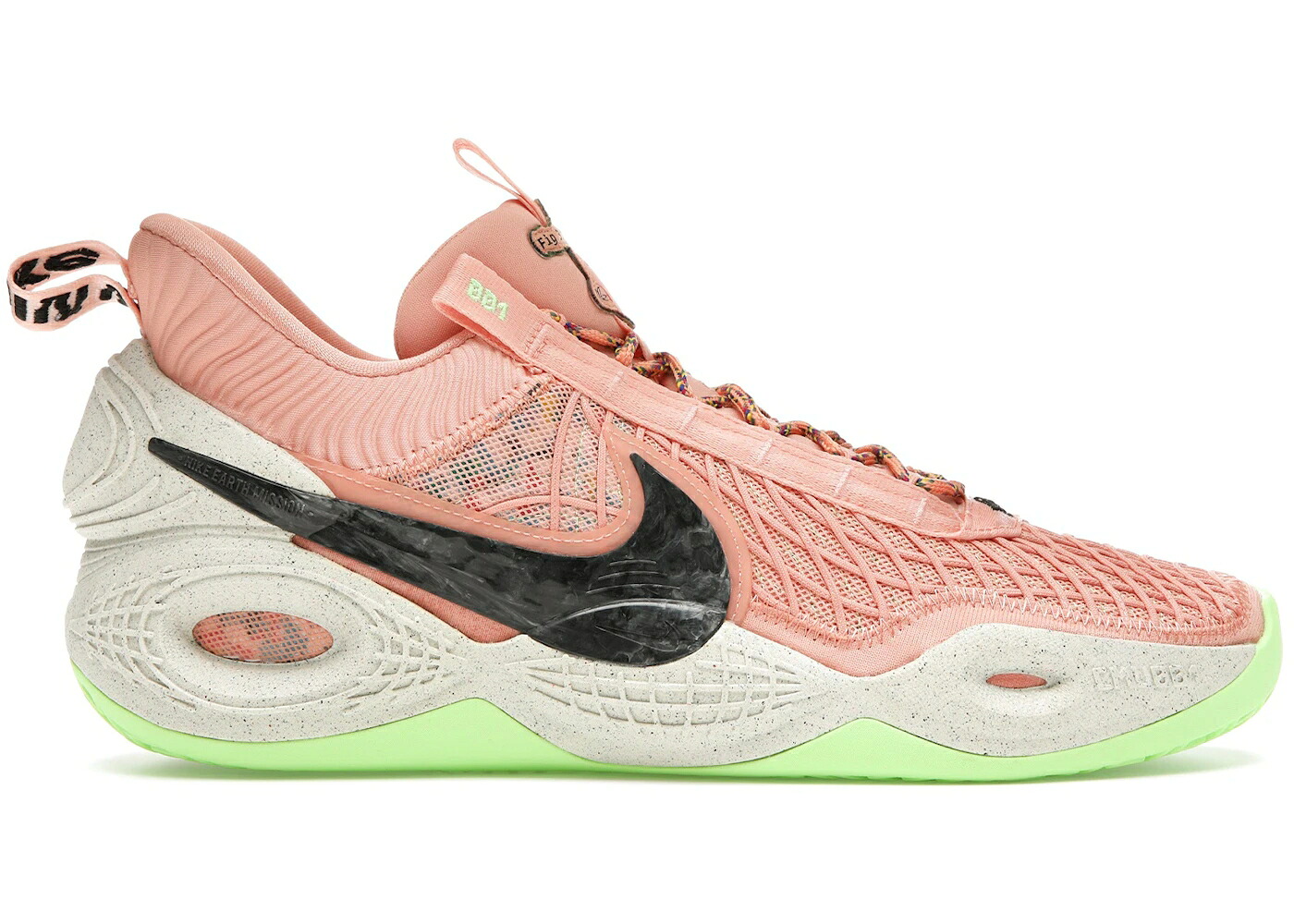 ナイキ 黒いこと 黒いこと 菩提樹 スニーカー メンズ NIKE COSMIC UNITY APRICOT AGATE / APRICOT AGATE BLACK LIME GLOW