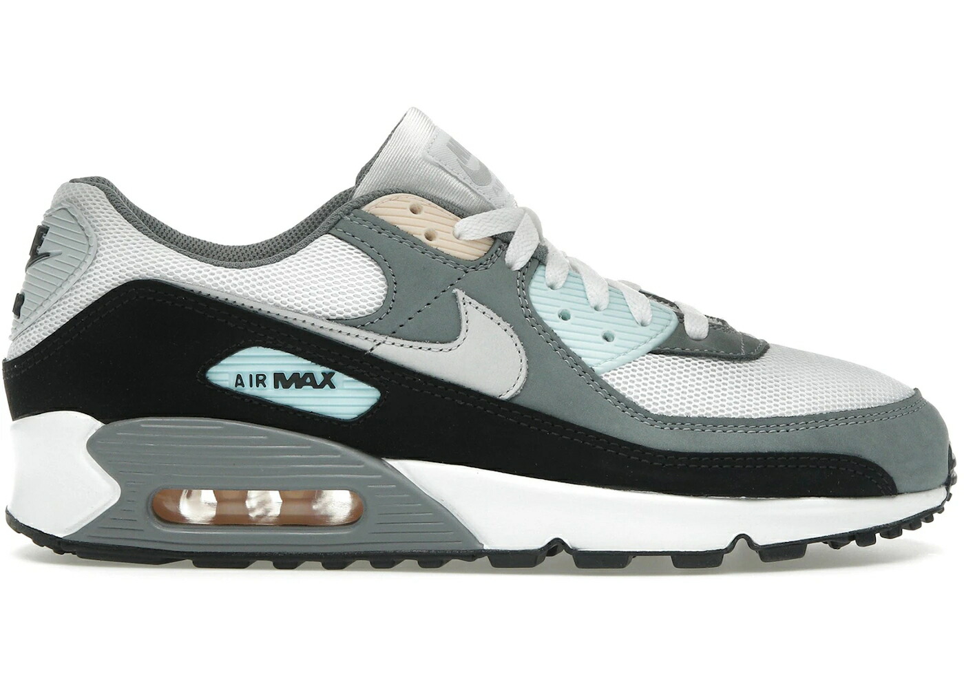 ナイキ マックス クール 灰色 グレー ピュア プラチナム 黒色 ブラック エアマックス スニーカー メンズ NIKE AIR MAX 90 COOL GREY PURE PLATINUM BLACK / COOL GREY PURE PLATINUM BLACK