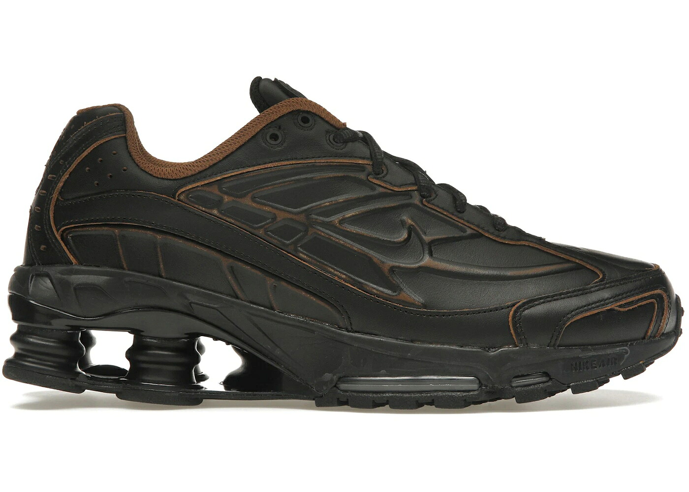 ナイキ ショックス 黒色 ブラック スニーカー メンズ NIKE SHOX RIDE 2 BLACK LIGHT BRITISH TAN / BLACK LIGHT BRITISH TAN