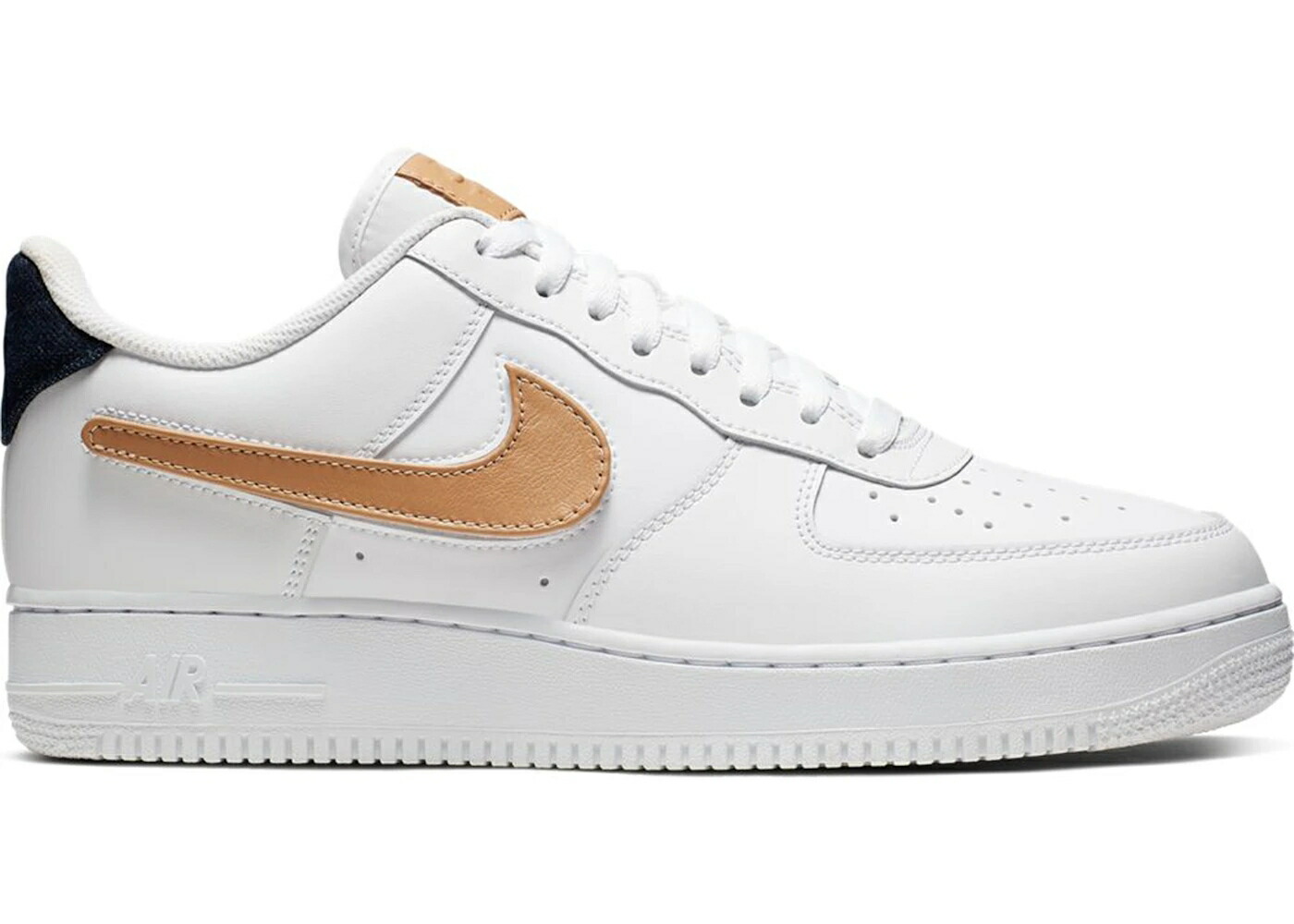 ナイキ スウッシュ スウォッシュ 白色 ホワイト エアフォース スニーカー メンズ NIKE AIR FORCE 1 LOW REMOVABLE SWOOSH PACK WHITE VACHETTA TAN / WHITE OBSIDIAN VACHETTA TAN