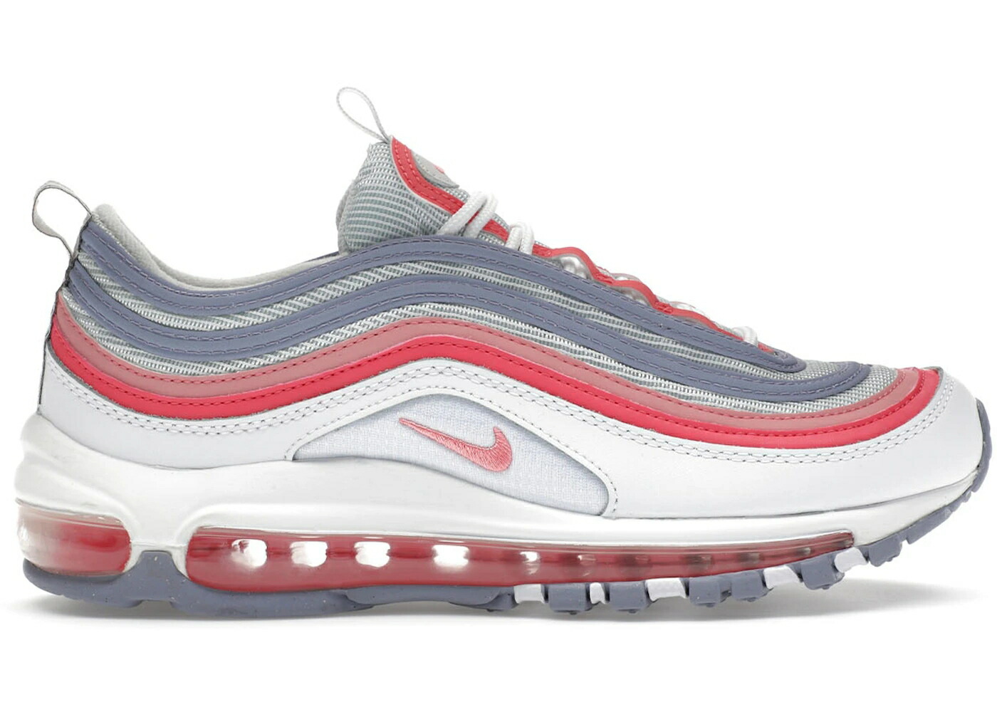 ナイキ マックス 白色 ホワイト 藍色 インディゴ エアマックス ジュニア キッズ NIKE AIR MAX 97 CORAL CHALK (GS) / WHITE PHOTON DUST INDIGO HAZE ベビー マタニティ スニーカー