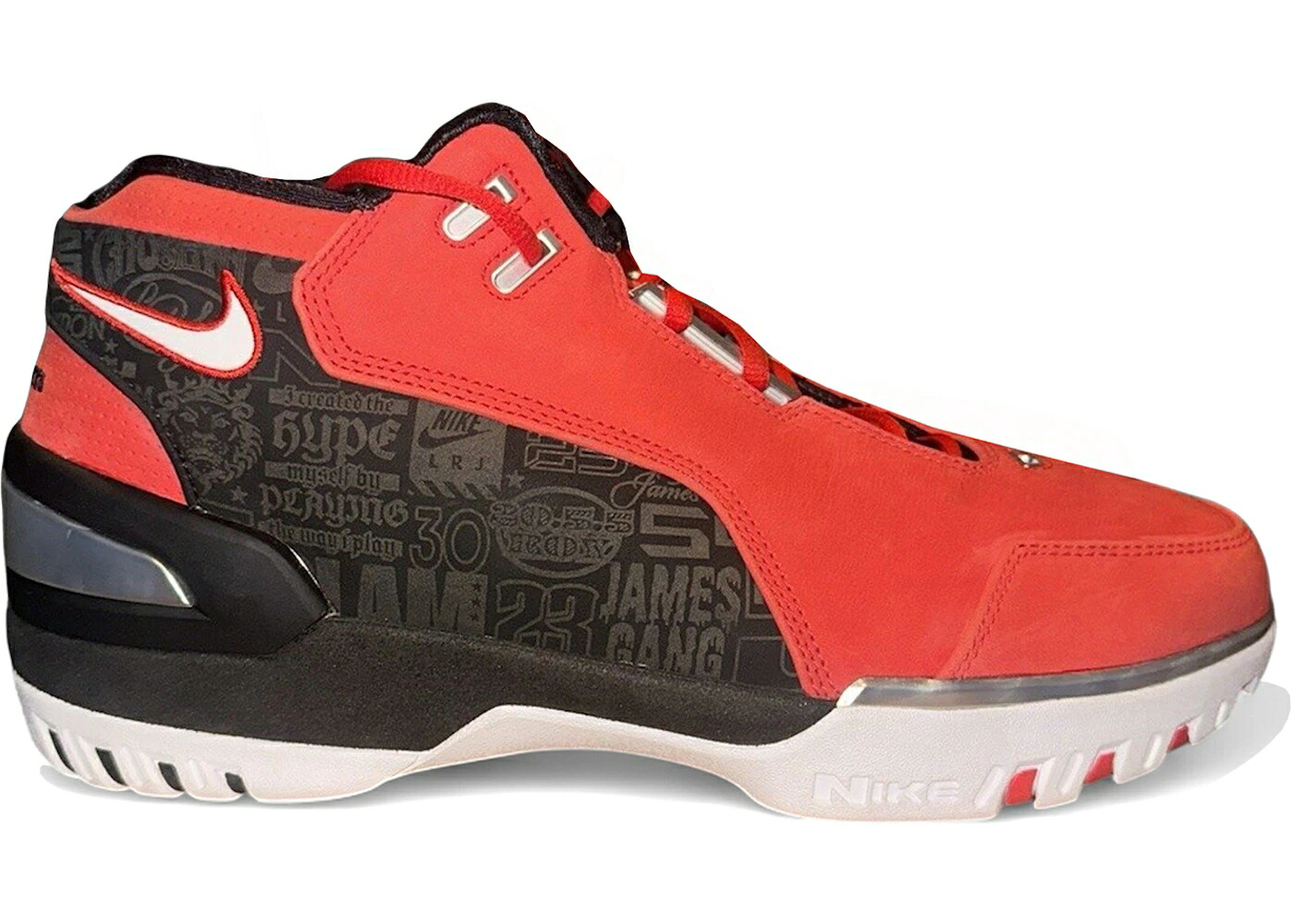 ナイキ 望遠レンズ 赤 赤いこと 白いこと 白いこと 黒いこと 黒いこと スニーカー メンズ NIKE AIR ZOOM GENERATION SLAM / UNIVERSITY RED WHITE BLACK