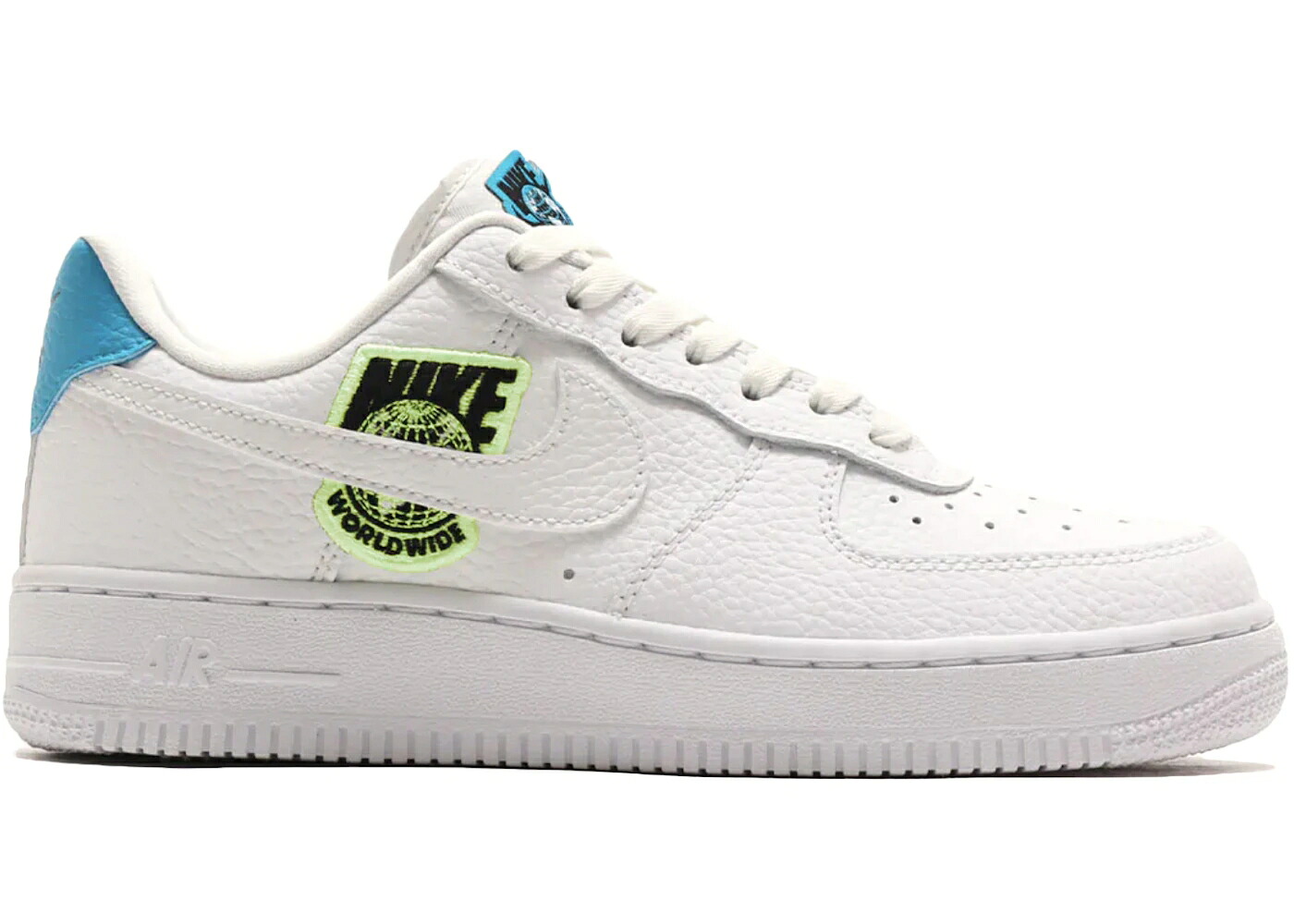 ナイキ 白いこと 白いこと 青味 青み レーザ 空軍 \u002707 WOMEN\u0027S スニーカー レディース NIKE AIR FORCE 1 LOW WORLDWIDE PACK WHITE BLUE VOLT (WOMEN\u0027S) / WHITE VOLT LASER BLUE