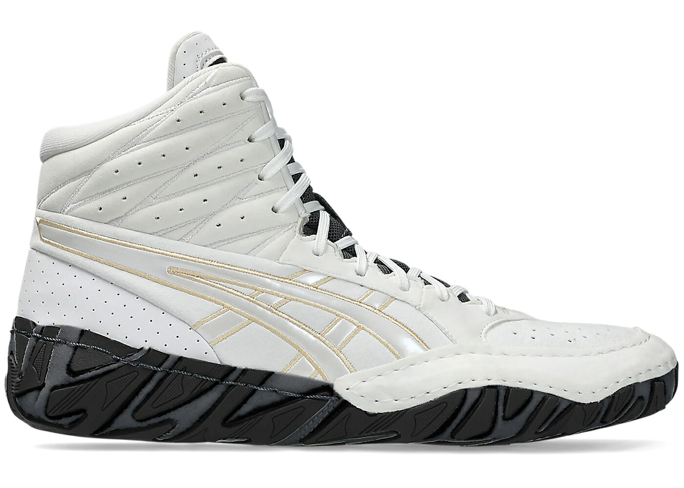 アシックス 白いこと 白いこと スニーカー メンズ ASICS AGGRESSOR 6 WHITE CHAMPAGNE / WHITE CHAMPAGNE
