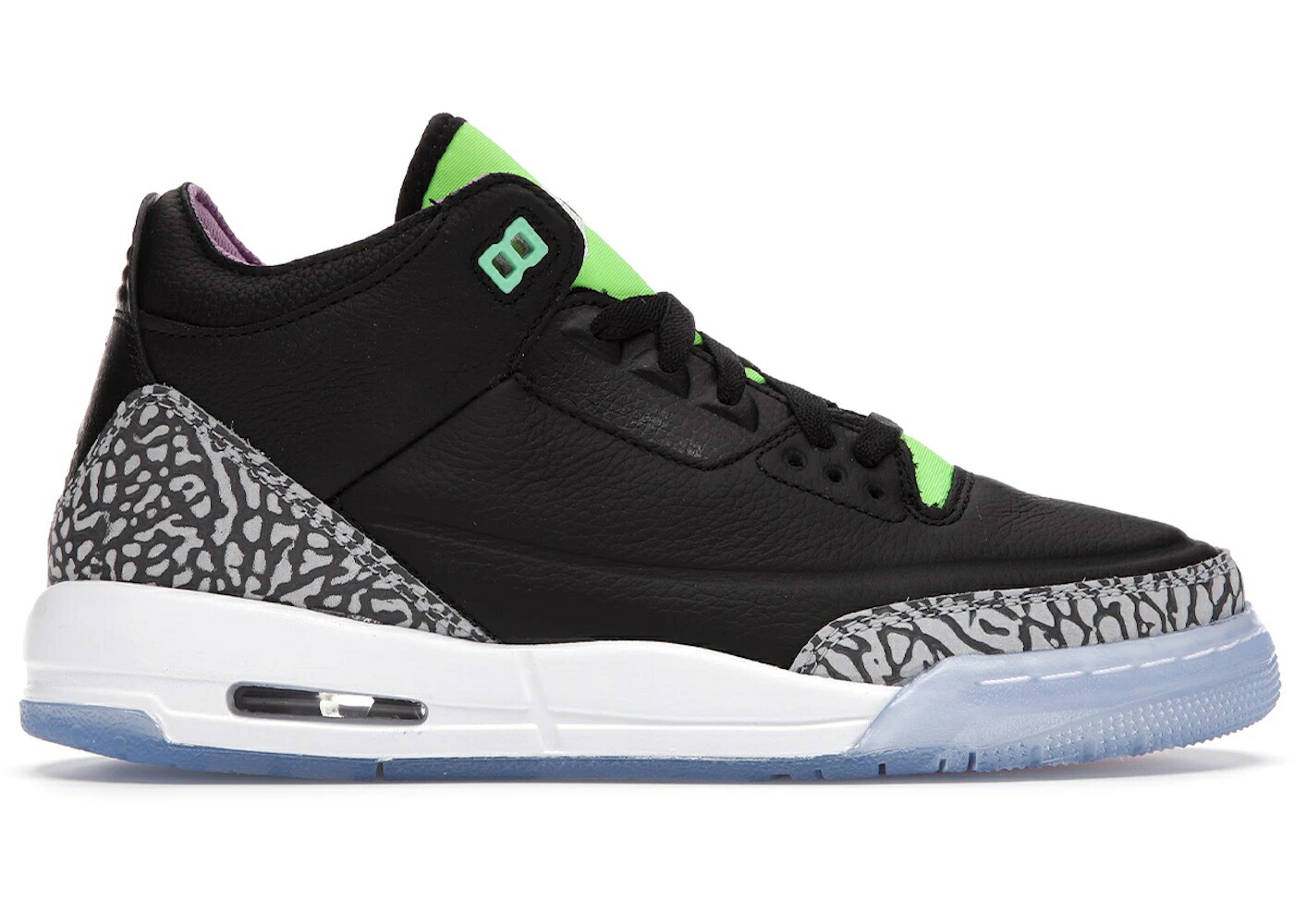 ナイキ ジョーダン 緑 グリーン 黒色 ブラック 白色 ホワイト ジュニア キッズ JORDAN 3 RETRO ELECTRIC GREEN (GS) / BLACK WHITE ELECTRIC GREEN ベビー マタニティ スニーカー