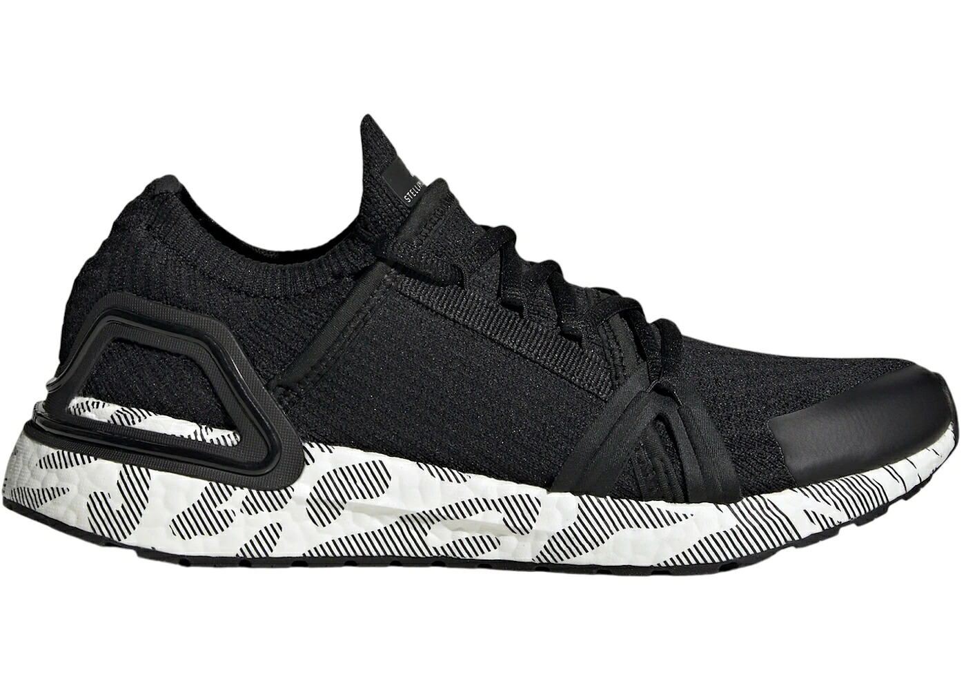 アディダス ウルトラ ブースト コア 黒色 ブラック 白色 ホワイト ウルトラブースト WOMEN'S スニーカー レディース ADIDAS ULTRA BOOST 20 BY STELLA MCCARTNEY CORE BLACK CLOUD WHITE (WOMEN'S) / CORE BLACK CLOUD WHI