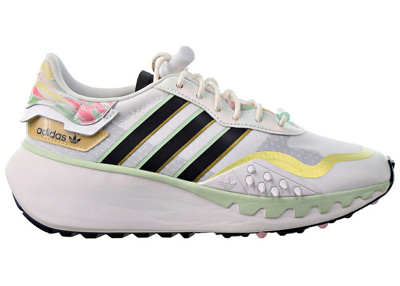アディダス 緑 グリーン 白色 ホワイト コア 黒色 ブラック WOMEN'S スニーカー レディース ADIDAS CHOIGO CLOUD WHIT FROZEN GREEN (WOMEN'S) / CLOUD WHITE CORE BLACK FROZEN