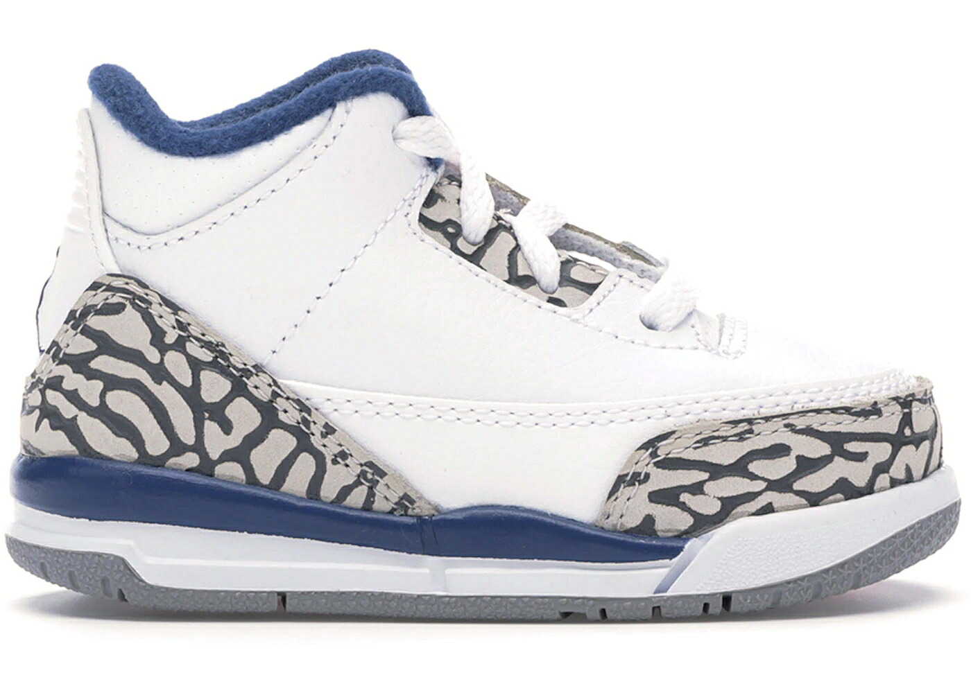 ナイキ ジョーダン 青色 ブルー 白色 ホワイト 赤 レッド ジュニア キッズ JORDAN 3 RETRO TRUE BLUE (2016) (TD) / WHITE VARSITY RED TRUE BLUE｜スニケス