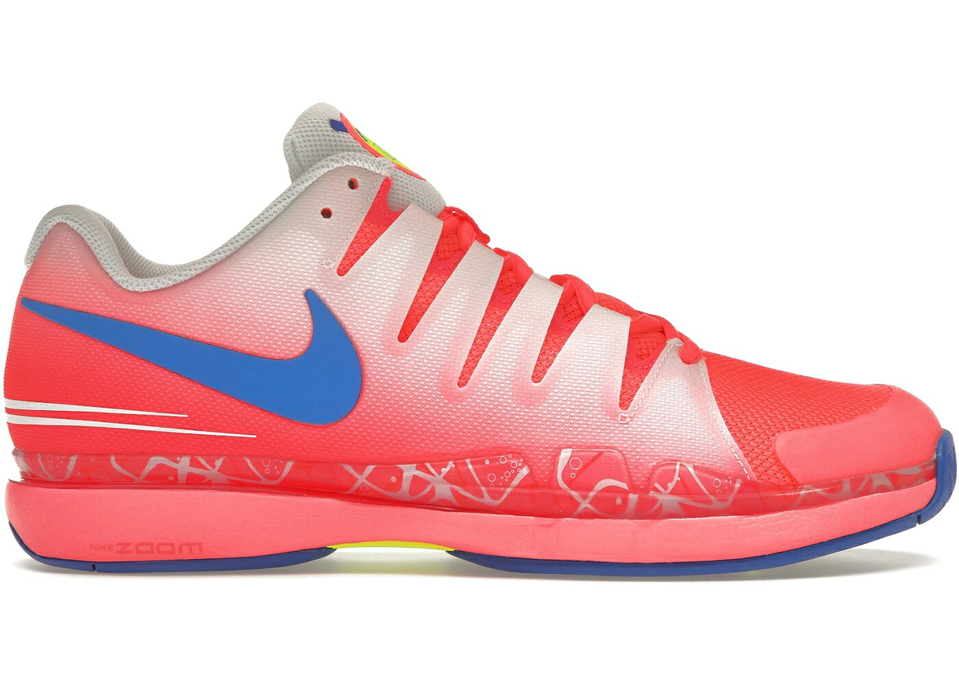 ナイキ 厚地の外套 望遠レンズ お前さん 白いこと 白いこと 青み 青色 9.5 スニーカー メンズ NIKE COURT AIR ZOOM VAPOR TOUR HONEY DEUCE / HOT PUNCH VOLT WHITE RACER BLUE
