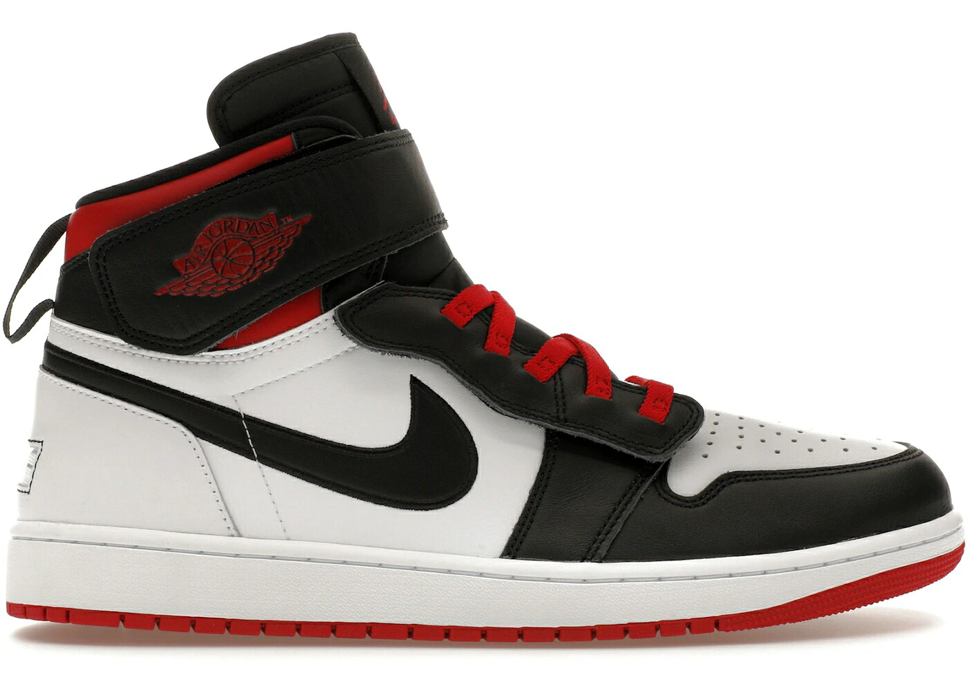 ナイキ ジョーダン ハイ 赤 レッド 黒色 ブラック 白色 ホワイト スニーカー メンズ JORDAN 1 HIGH FLYEASE GYM RED BLACK TOE / WHITE BLACK GYM RED WHITE｜スニケス