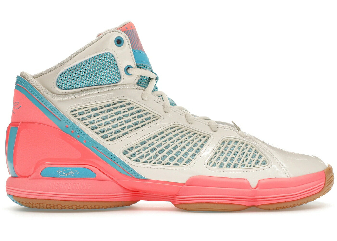 アディダス ローズ 白色 ホワイト 赤 レッド シアン 1.5 スニーカー メンズ ADIDAS D ROSE RESTOMOD OFF WHITE ACID RED / OFF WHITE ACID RED BRIGHT CYAN
