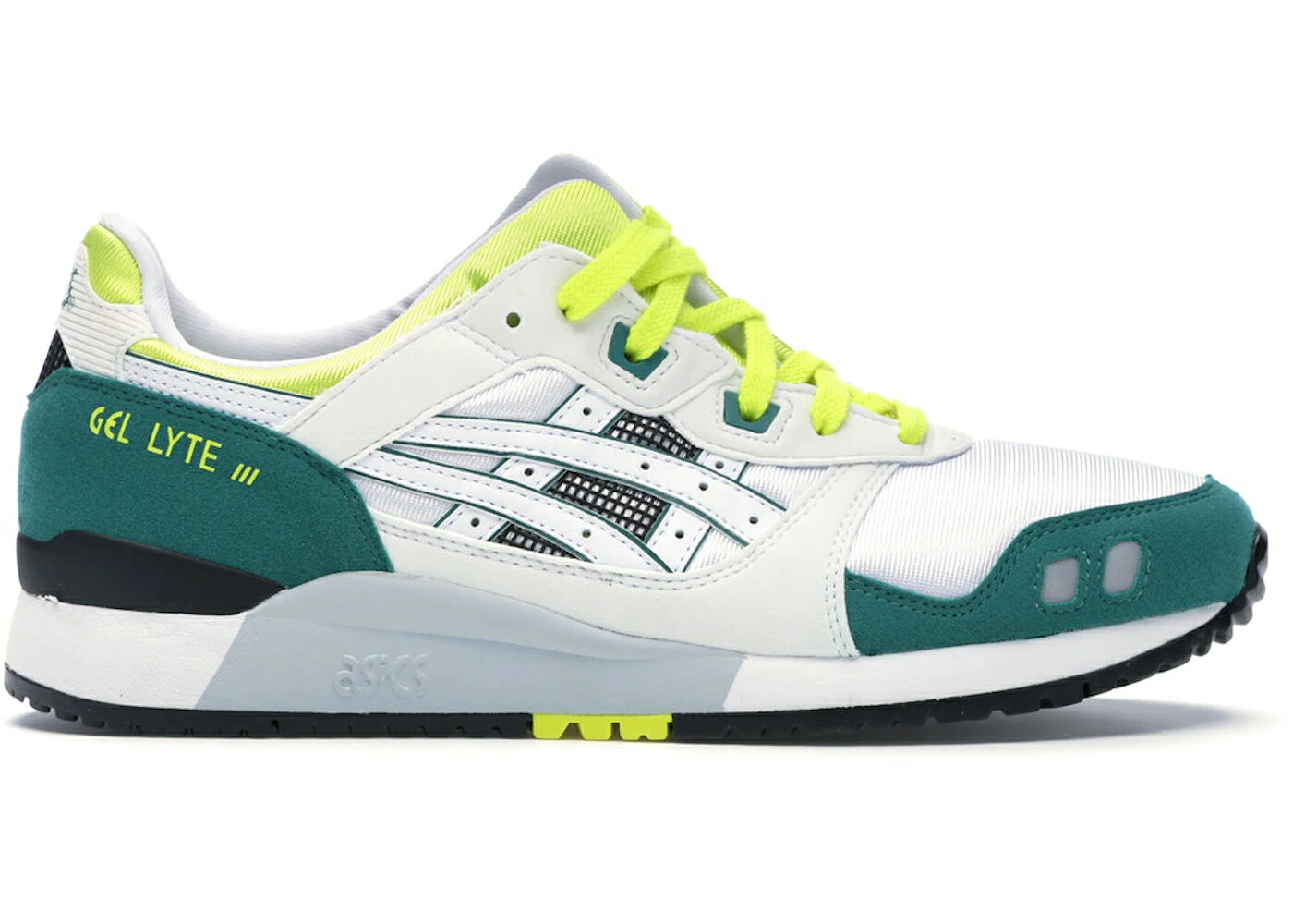 アシックス ゲルライト 緑 グリーン 黄色 イエロー 白色 ホワイト スニーカー メンズ ASICS GEL-LYTE III OG GREEN YELLOW (2019) / WHITE GREEN YELLOW