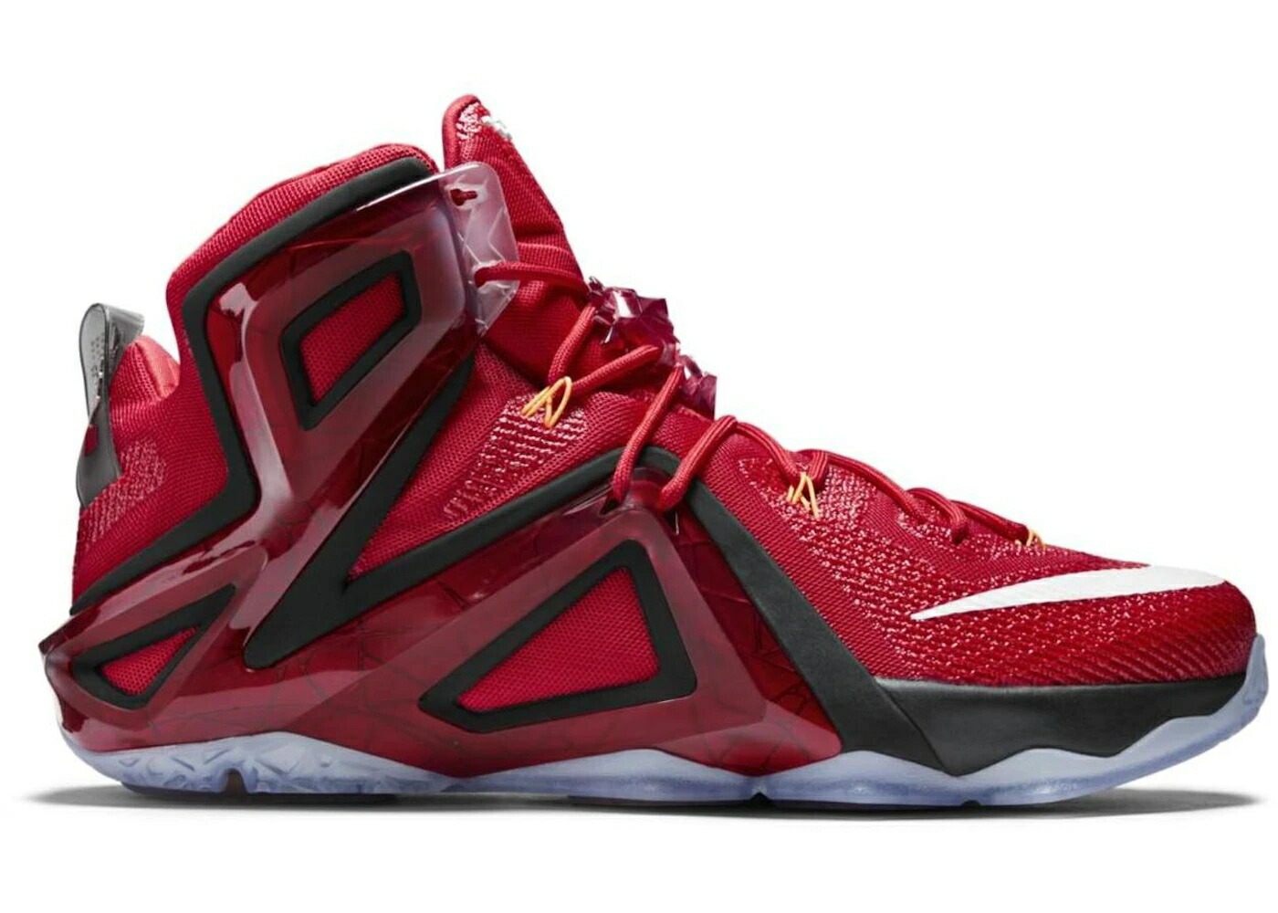 ナイキ レブロン エリート チーム 赤 レッド スニーカー メンズ NIKE LEBRON 12 ELITE TEAM / UNIVERSITY RED BRIGHT CITRUS