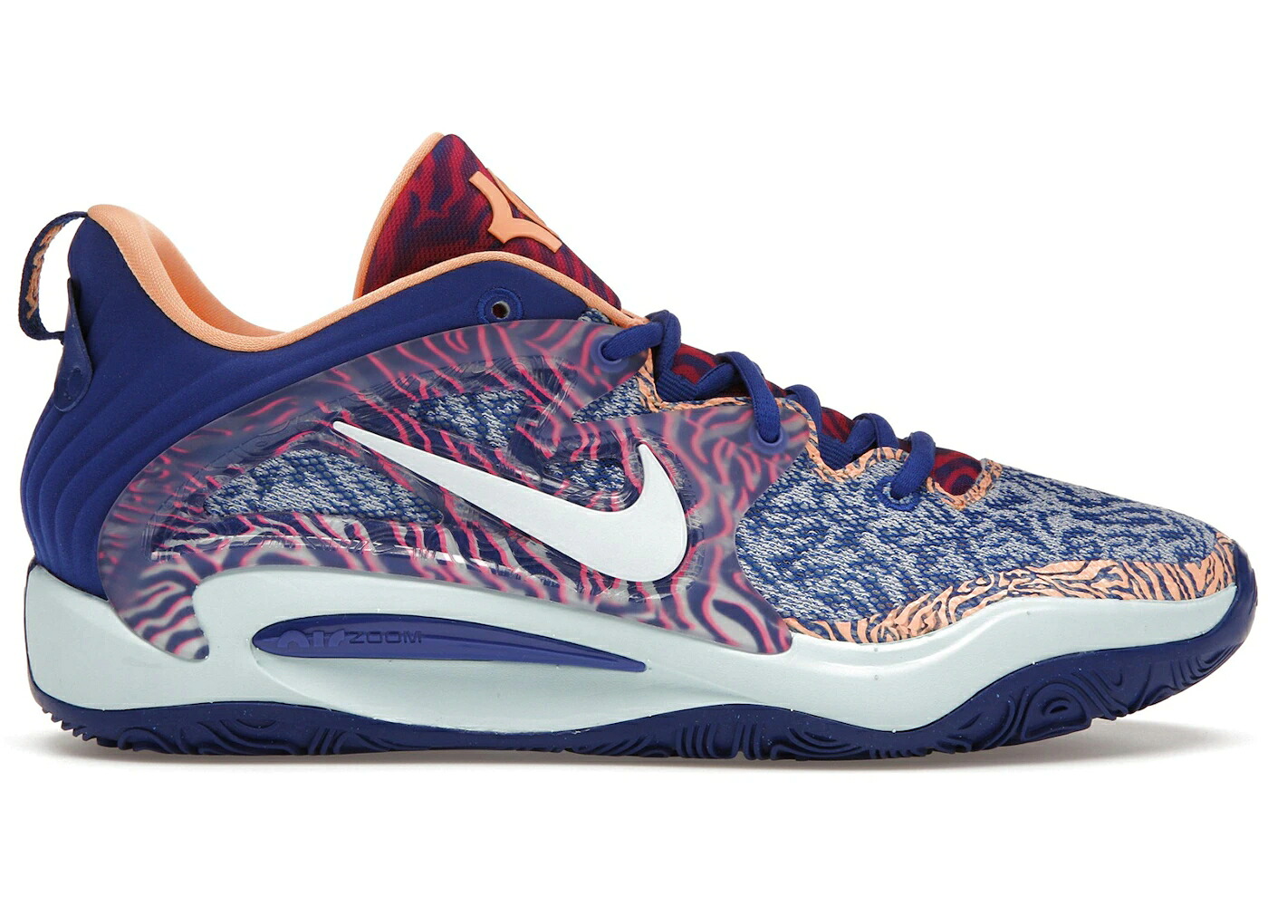 ナイキ 皮膚軟化剤 スニーカー メンズ NIKE KD 15 NAPHEESA COLLIER / OLD ROYAL PEACH CREAM VIVID