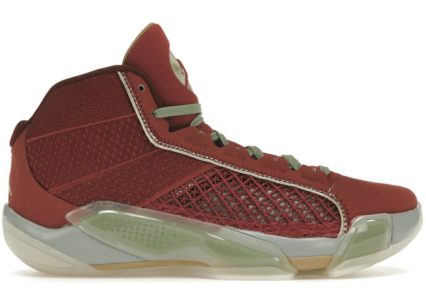 ナイキ ジョーダン ドラゴン ゴールド スニーカー メンズ JORDAN 38 YEAR OF THE DRAGON (TRANSLUCENT SOLE) / CEDAR METALLIC GOLD GRAIN LIGHT