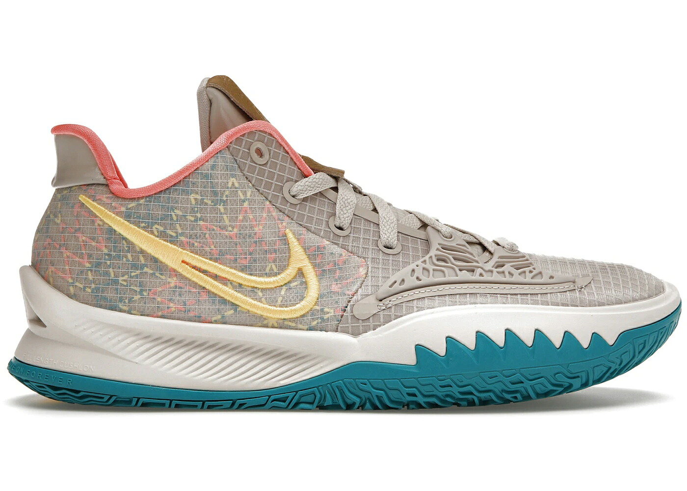 ナイキ カイリー ナチュラル 黄色 イエロー スニーカー メンズ NIKE KYRIE 4 N7 / NATURAL YELLOW TEAL