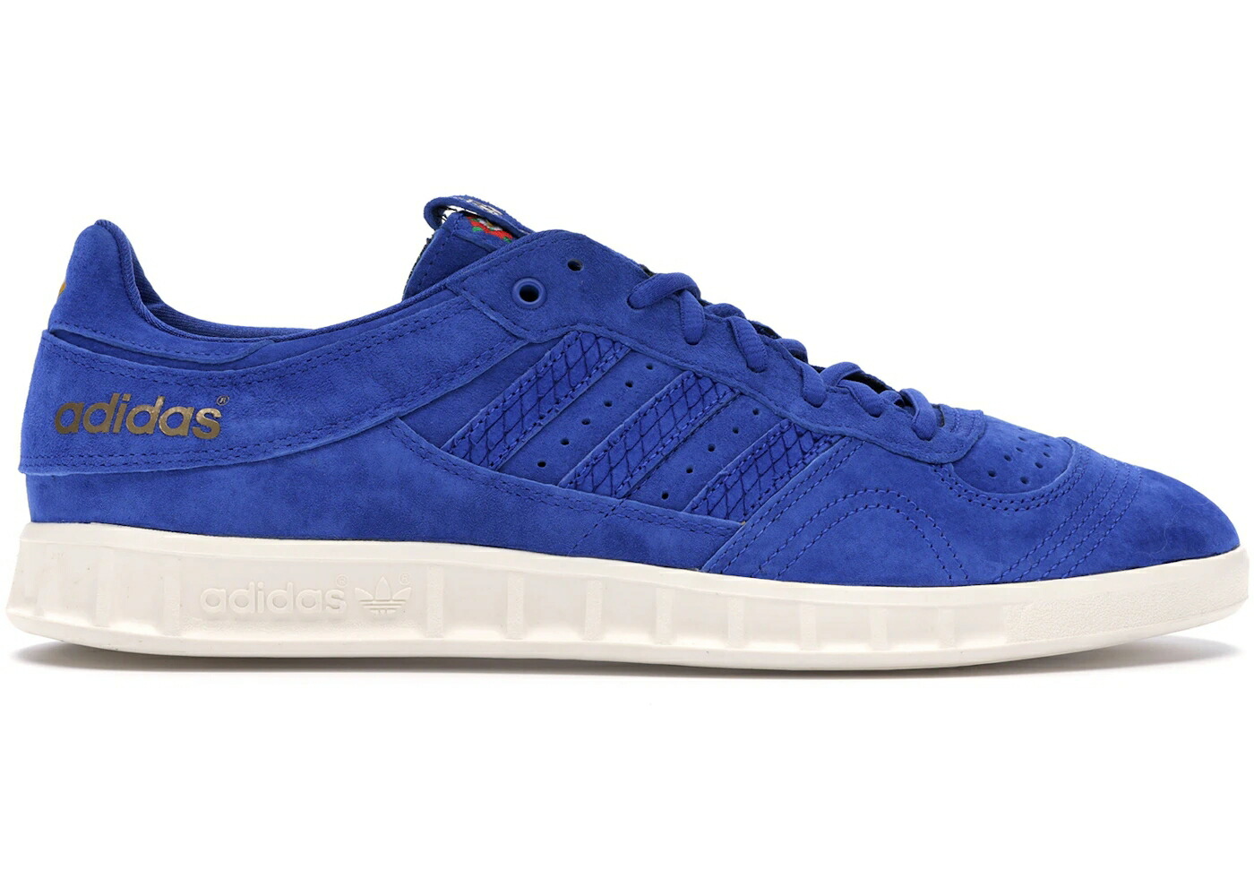 アディダス ハンドボール 青色 ブルー ビンテージ ヴィンテージ 白色 ホワイト スニーカー メンズ ADIDAS HANDBALL TOP FOOTPATROL X JUICE / BLUE VINTAGE WHITE