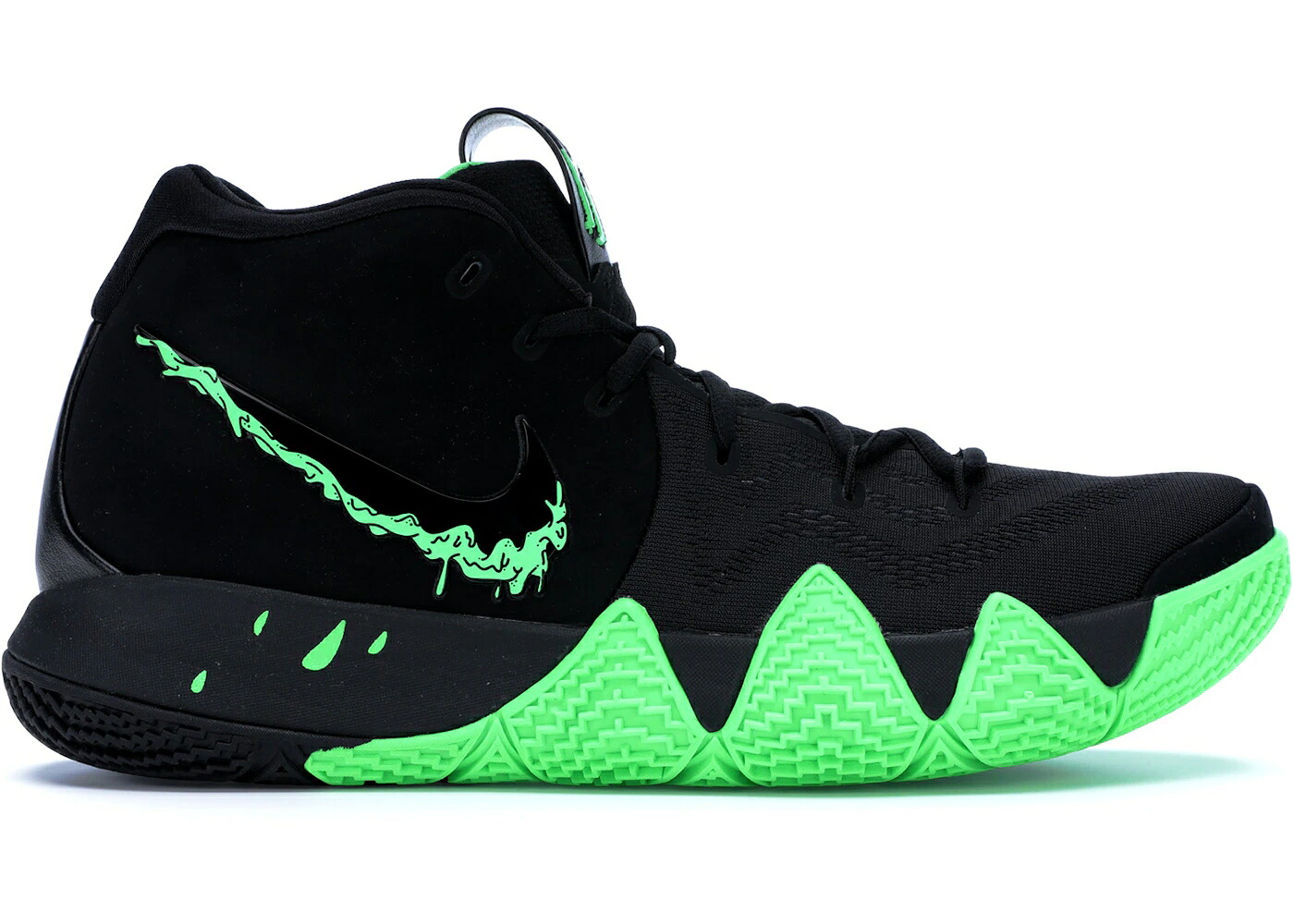 ナイキ カイリー 黒いこと 黒いこと 緑 緑であること スニーカー メンズ NIKE KYRIE 4 HALLOWEEN / BLACK RAGE GREEN