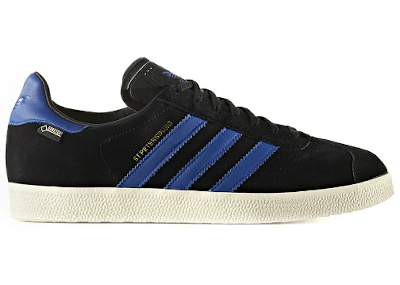 アディダス ガゼル コア 黒色 ブラック ゴールド ST. スニーカー メンズ ADIDAS GAZELLE GTX PETERSBURG / CORE BLACK COLLEGIATE ROYAL GOLD