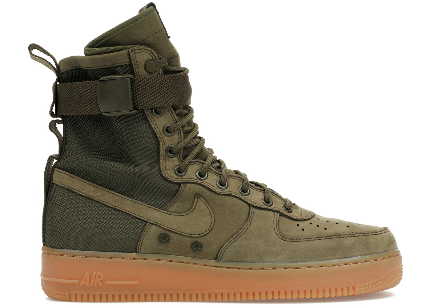 ナイキ オリーブ 赤銅色 赤銅色 空軍 スニーカー メンズ NIKE 空想科学小説 AIR FORCE 1 FADED OLIVE / FADED OLIVE GUM LIGHT BROWN