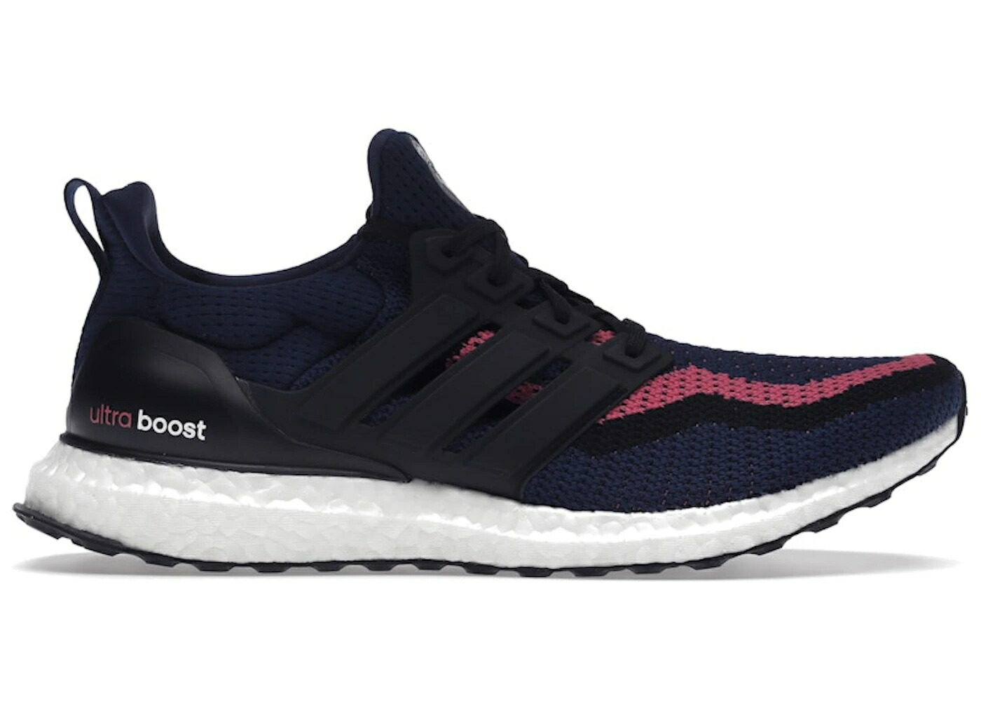 アディダス ウルトラ ブースト レアル 紺色 ネイビー 黒色 ブラック ピンク ウルトラブースト スニーカー メンズ ADIDAS ULTRA BOOST DNA REAL MADRID / NAVY BLACK PINK