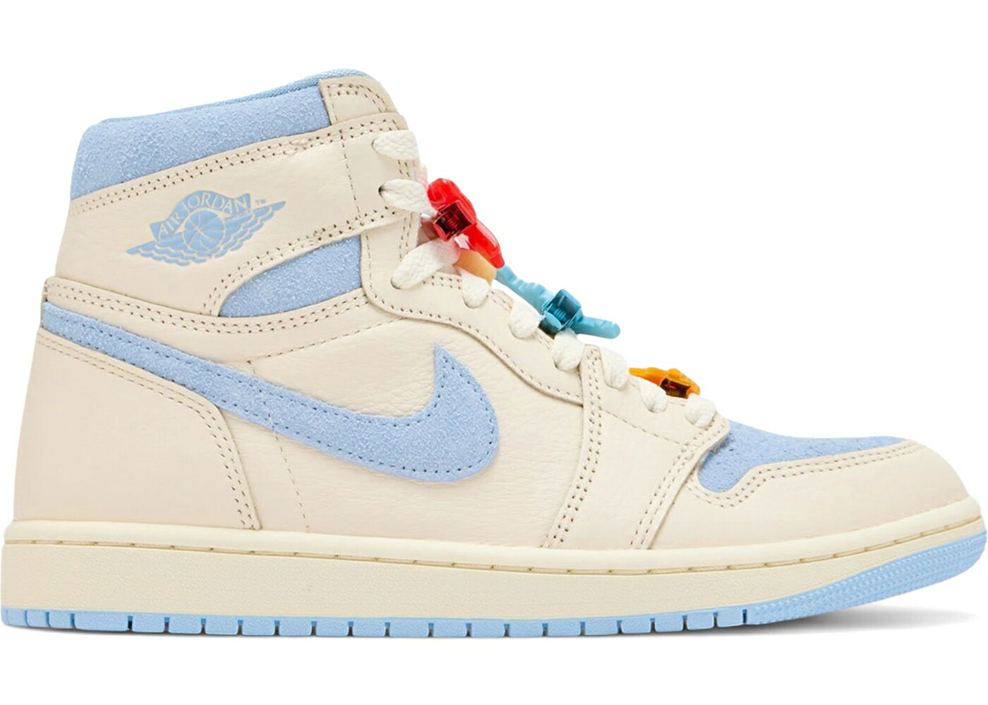 ナイキ ジョーダン 御機嫌 象牙色 青み 青色 WOMEN\u0027S スニーカー レディース JORDAN 1 RETRO HIGH OG PALE IVORY PSYCHIC BLUE (WOMEN\u0027S) / PALE IVORY PSYCHIC BLUE COCONUT