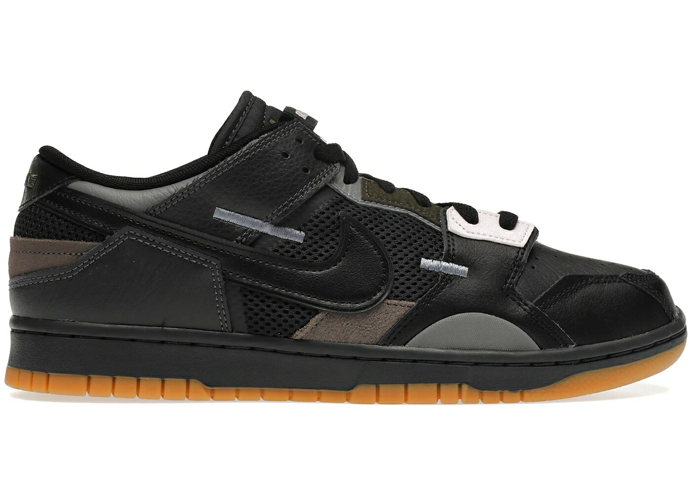 ナイキ ダンク 黒いこと 黒いこと 冷やりとした 薄墨色 薄墨色 ダンクロー スニーカー メンズ NIKE DUNK LOW SCRAP BLACK GUM / COOL GREY BLACK ANTHRACITE GUM