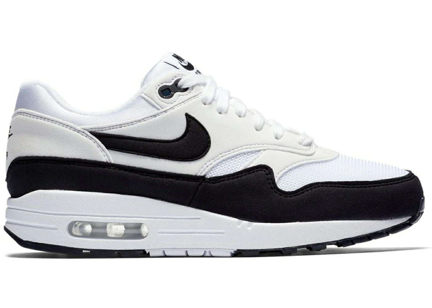 ナイキ マックス 白色 ホワイト 黒色 ブラック エアマックス WOMEN スニーカー レディース NIKE AIR MAX 1 WHITE BLACK (WOMEN) / WHITE BLACK