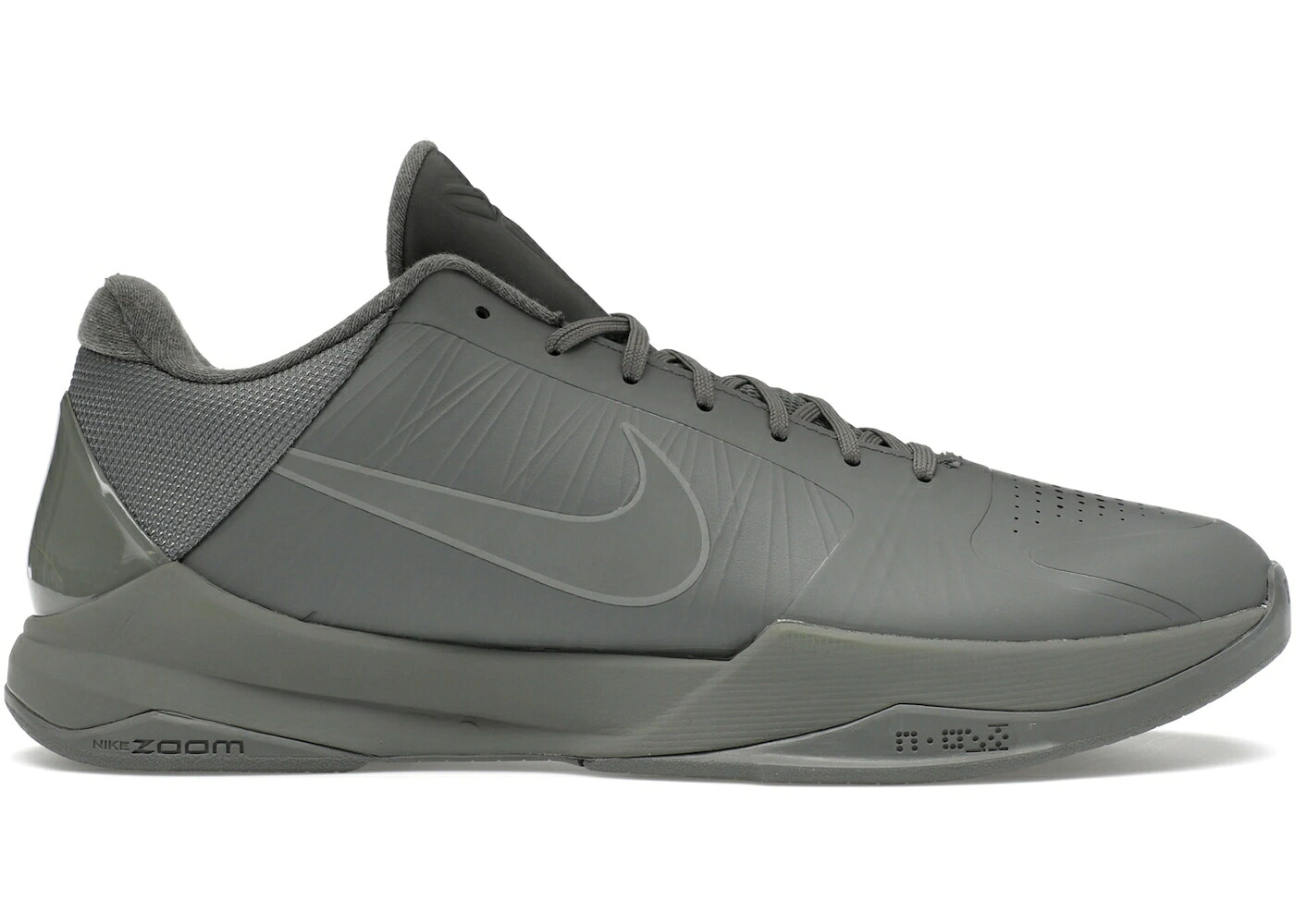 ナイキ コービー 黒色 ブラック マンバ コレクション 灰色 グレー スニーカー メンズ NIKE KOBE 5 BLACK MAMBA COLLECTION FADE TO / TUMBLED GREY TUMBLED GREY