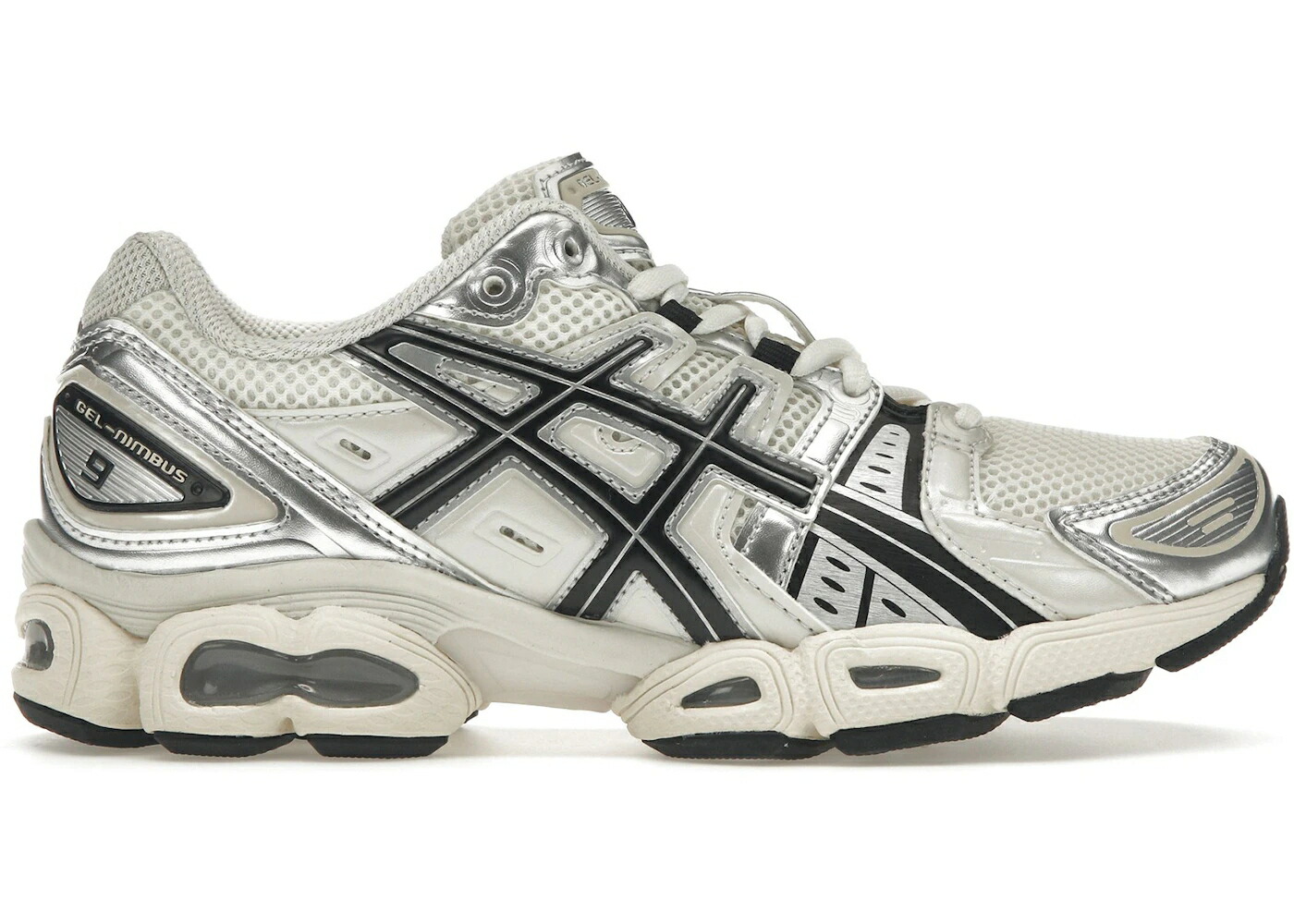 アシックス クリーム 黒色 ブラック スニーカー メンズ ASICS GEL-NIMBUS 9 CREAM BLACK / CREAM BLACK