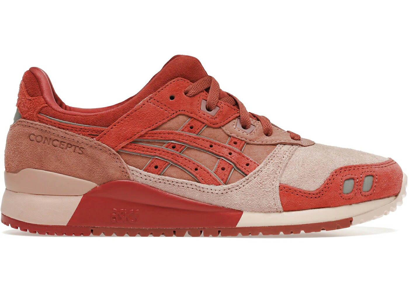 アシックス ゲルライト ピュア 銀色 シルバー スニーカー メンズ ASICS GEL-LYTE III CONCEPTS OTORO / CORAL CLOUD PURE SILVER