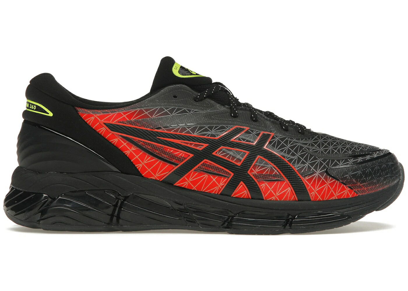 アシックス シティ 赤 レッド 黒色 ブラック スニーカー メンズ ASICS GEL-QUANTUM 360 VIII CITY OF LIGHTS FIERY RED / BLACK FIERY RED
