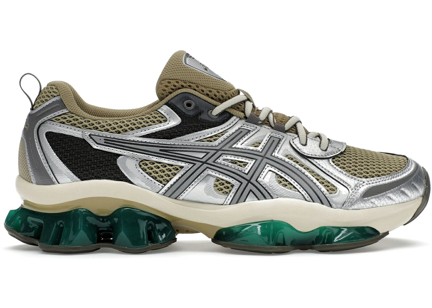 アシックス カーキ ベージュ 純一無雑 しろがね色 しろがね色 スニーカー メンズ ASICS GEL-QUANTUM KINETIC KHAKI BEIGE PURE SILVER / KHAKI BEIGE PURE SILVER 靴-スニーカー-メンズ靴