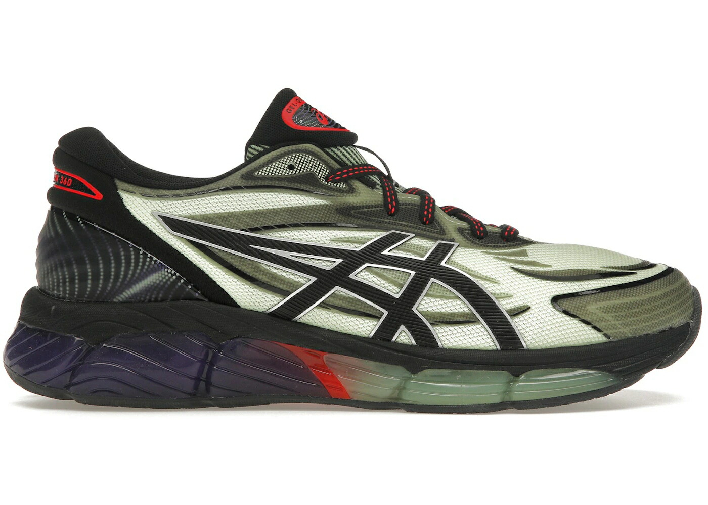アシックス 黄色 イエロー 黒色 ブラック スニーカー メンズ ASICS GEL-QUANTUM 360 VIII DIGITUNE ILLUMINATE YELLOW / ILLUMINATE YELLOW BLACK