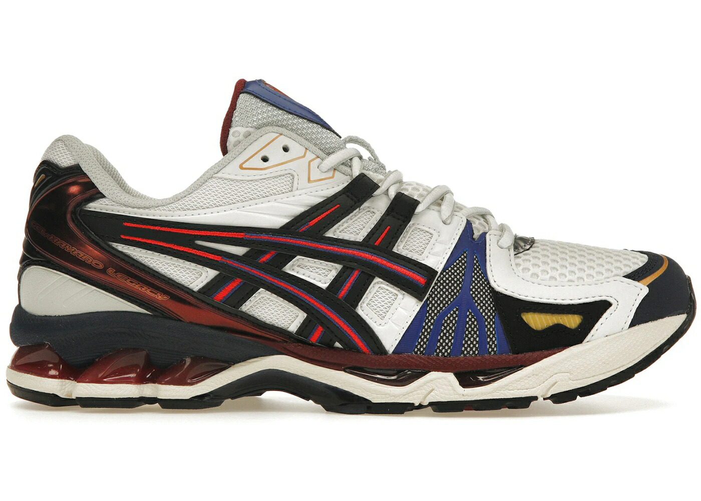 アシックス レガシー 白いこと 白いこと 黒いこと 黒いこと 赤 赤いこと 青み 青色 スニーカー メンズ ASICS GEL-KAYANO LEGACY WHITE BLACK RED BLUE / WHITE BLACK