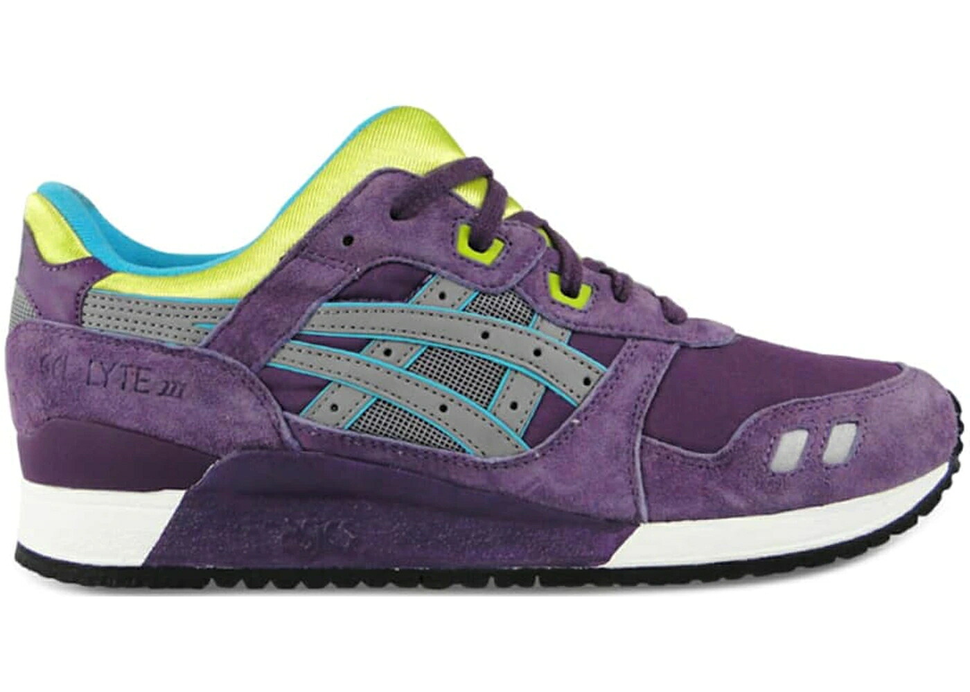 アシックス ゲルライト 紫 パープル 灰色 グレー ライム スニーカー メンズ ASICS GEL-LYTE III PURPLE GREY LIME / PURPLE GREY LIME