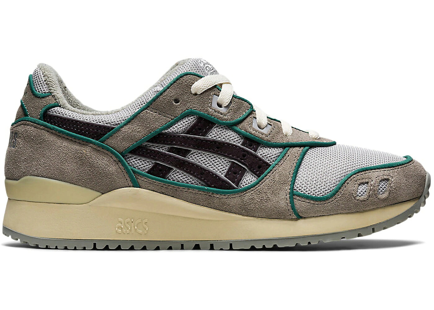 アシックス ゲルライト 灰色 グレー スニーカー メンズ ASICS GEL-LYTE III OG PLEASURES QUIET GREY / QUIET GREY METEORITE