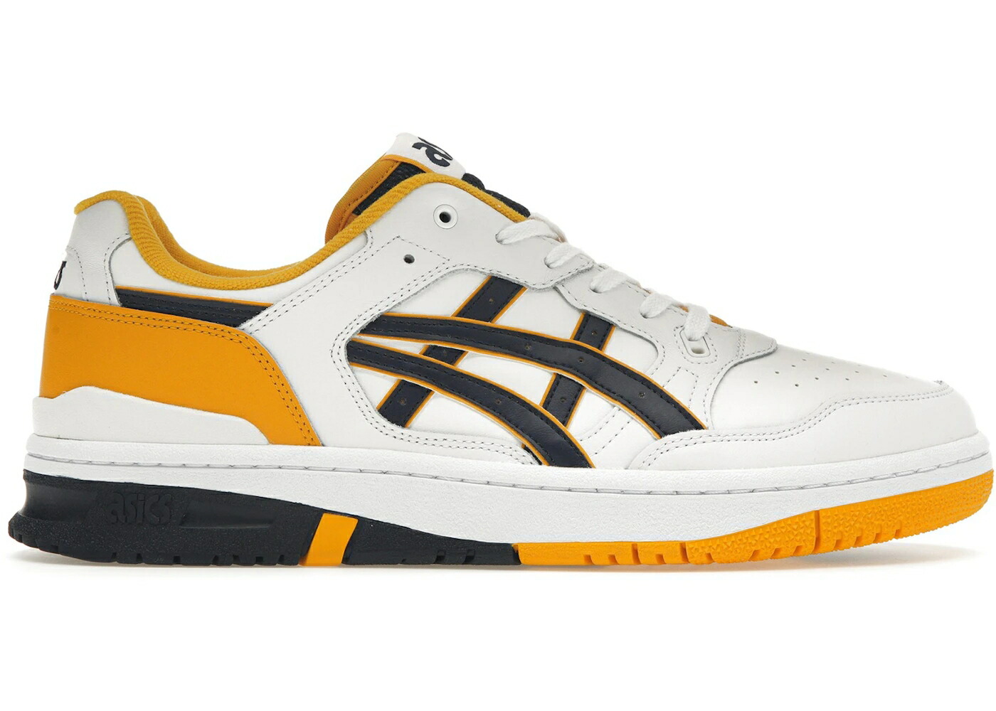 アシックス 白色 ホワイト 紺色 ネイビー 黄色 イエロー スニーカー メンズ ASICS EX89 WHITE MIDNIGHT NAVY YELLOW / WHITE MIDNIGHT NAVY YELLOW