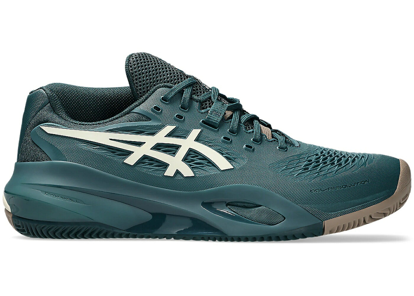 アシックス 緑 緑であること スニーカー メンズ ASICS GEL-RESOLUTION X CLAY SAXON GREEN BIRCH / SAXON GREEN BIRCH