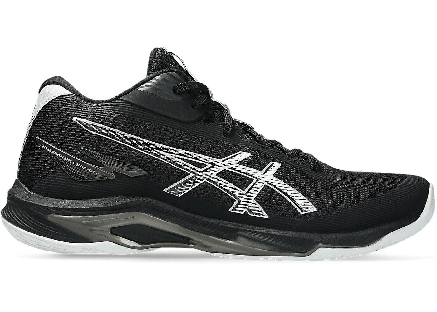 アシックス 黒色 ブラック 白色 ホワイト スニーカー メンズ ASICS NETBURNER BALLISTIC FF MT 4 BLACK WHITE / BLACK WHITE