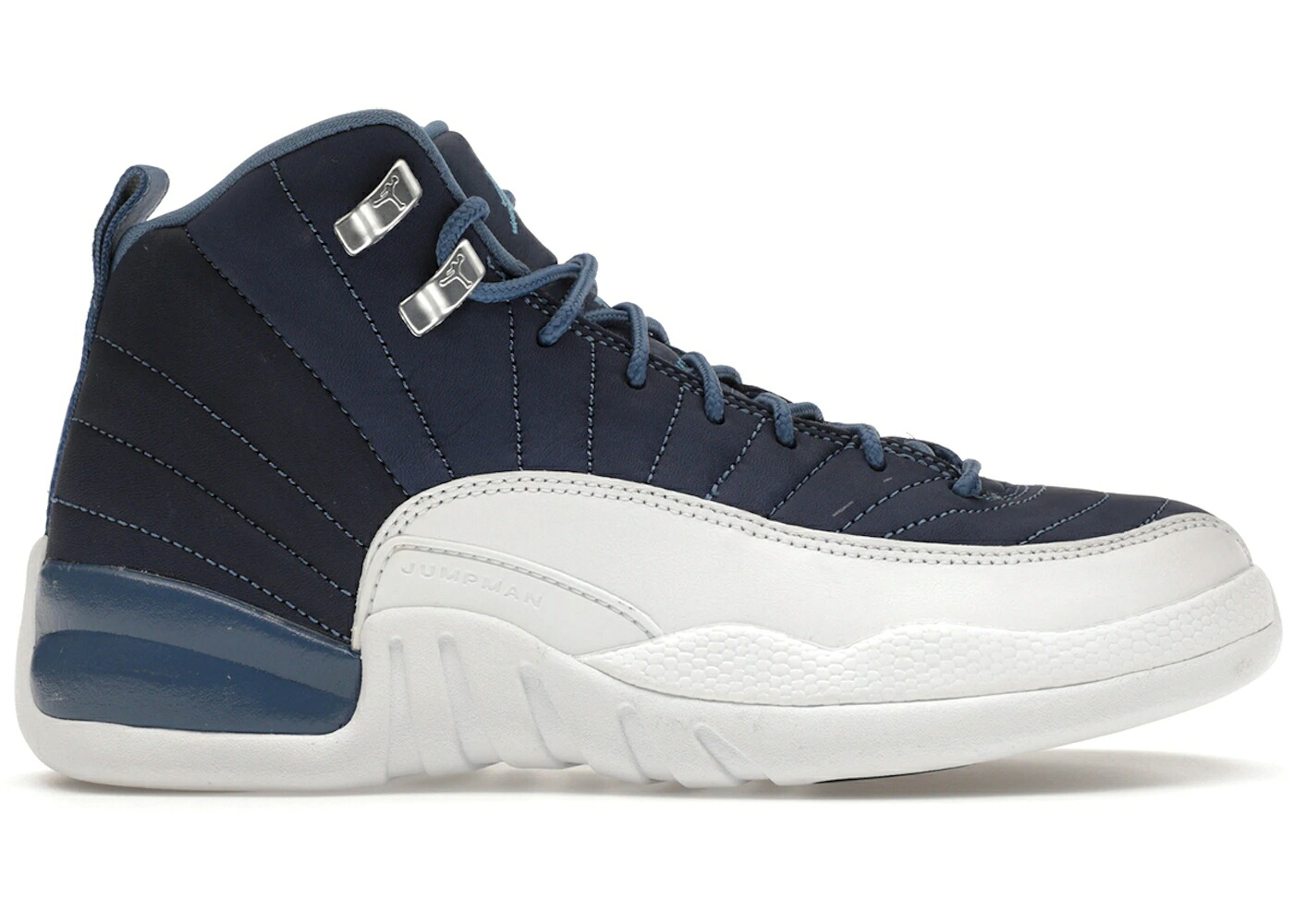 ナイキ ジョーダン 藍色 インディゴ 青味 青み 言い伝え 御坊っちゃん キッズ JORDAN 12 RETRO INDIGO (GS) / STONE BLUE LEGEND BLUE OBSIDIAN もの言う花 マタニティ スニーカー