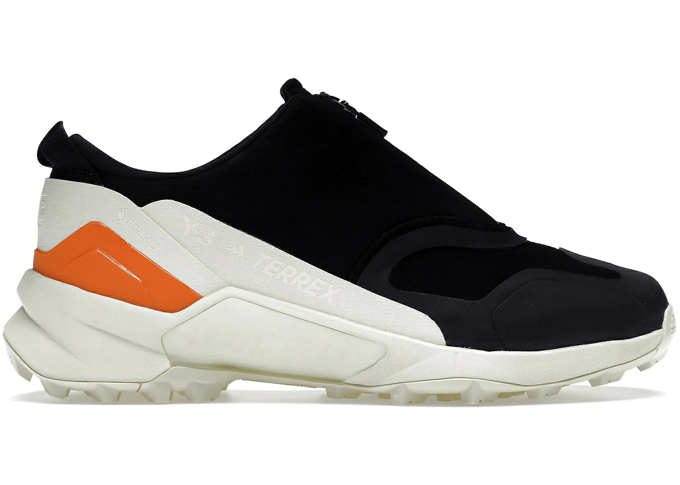 アディダス 黒色 ブラック クリーム 白色 ホワイト 橙 オレンジ スニーカー メンズ ADIDAS Y-3 TERREX SWIFT R3 GTX LOW BLACK CREAM WHITE ORANGE / BLACK CREAM WHITE ORANGE