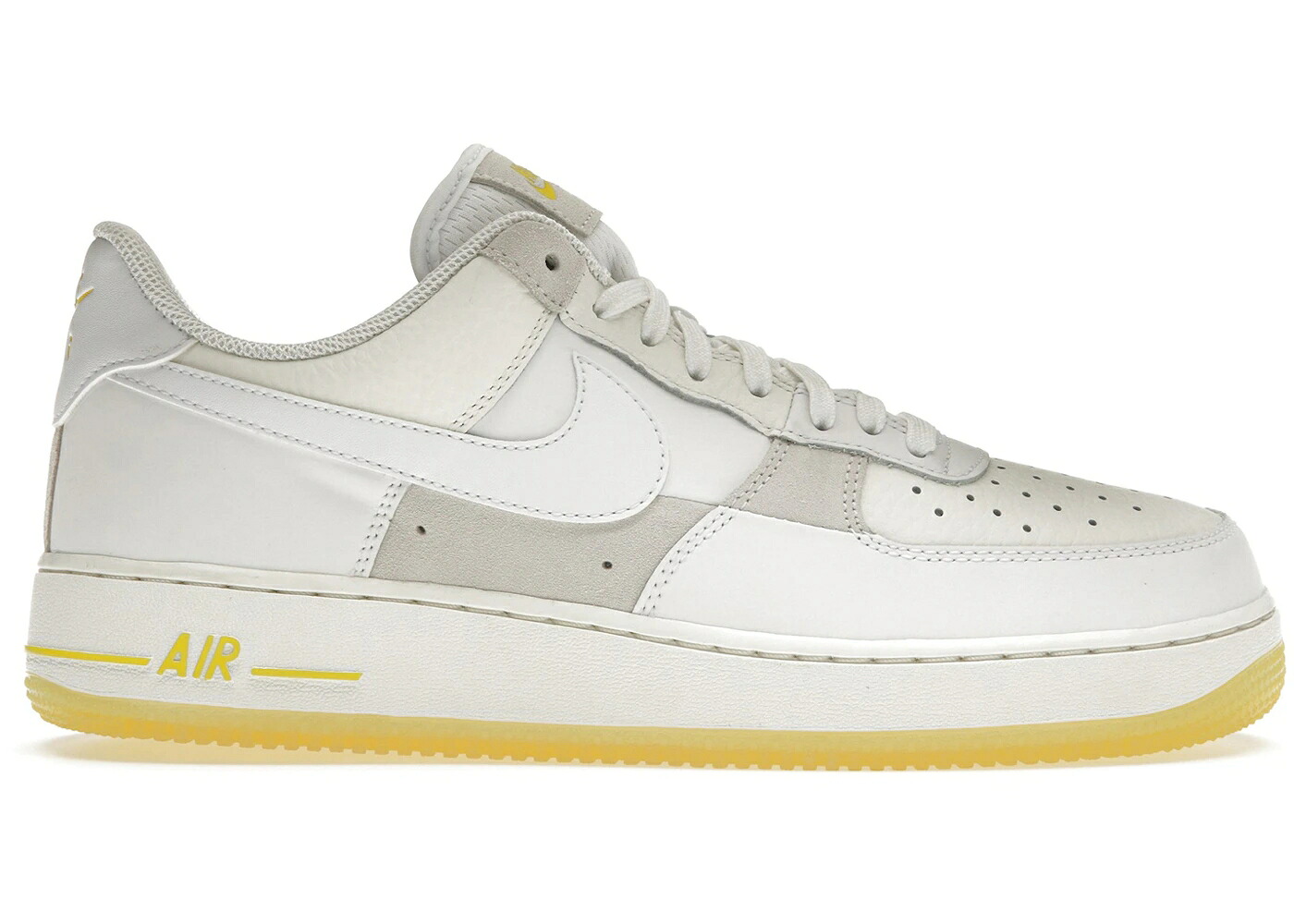 ナイキ 白色 ホワイト 黄色 イエロー エアフォース 07 WOMEN スニーカー レディース NIKE AIR FORCE 1 LOW UV REACTIVE PATCHWORK WHITE MULTICOLOR YELLOW (WOMEN) / SUMMIT WHITE WHITE OPTI YELLOW